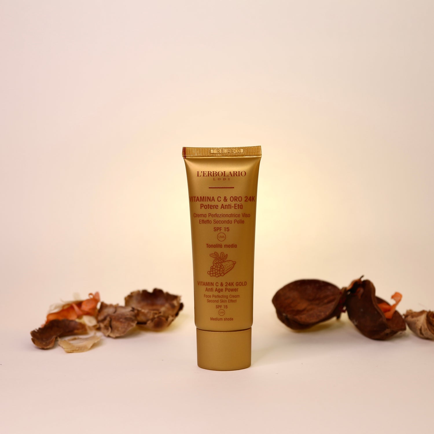 Crema Perfezionatrice Viso Tonalità Chiara Vitamina C &amp; Oro 24K